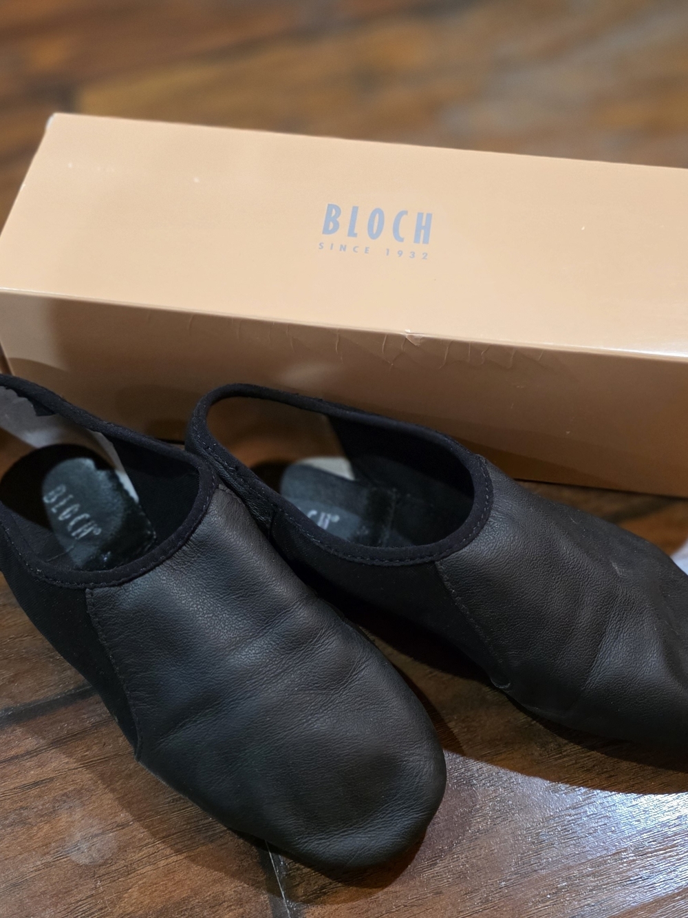 Bloch Flex Slip On Black Jaz Shoes Sz 4